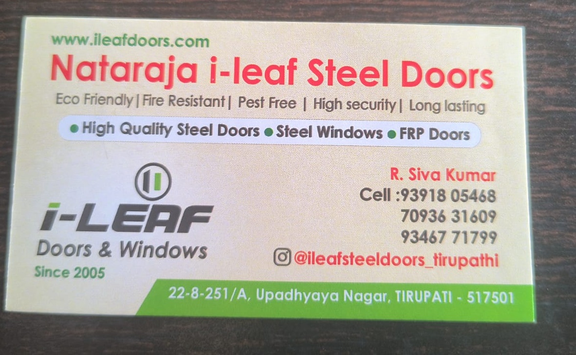 NATARAJA I-LEAF STEEL DOORS