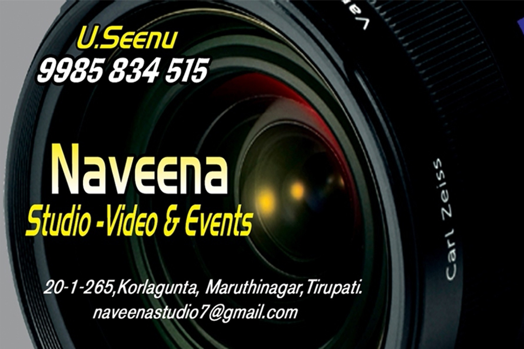 NAVEENA PHOTO STUDIO-VIDEO & EVENTS
